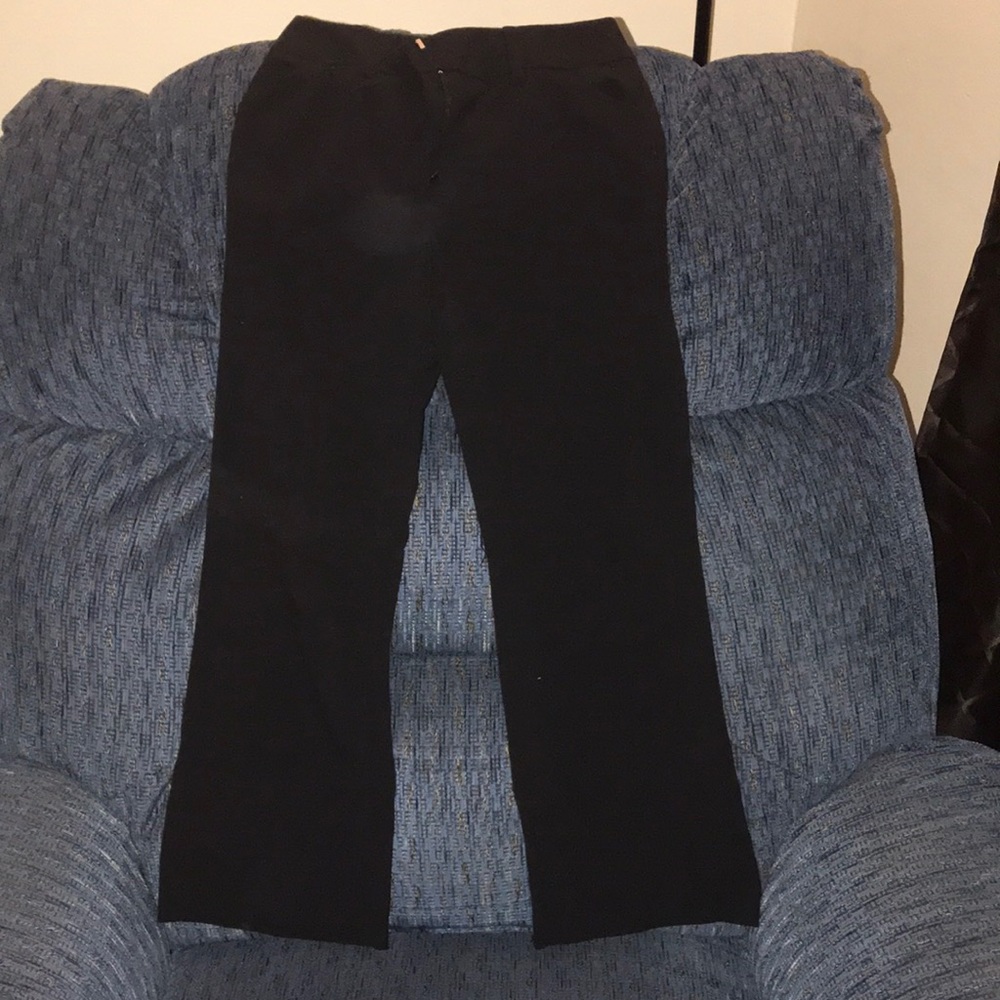 Girls black dress pants size 7
